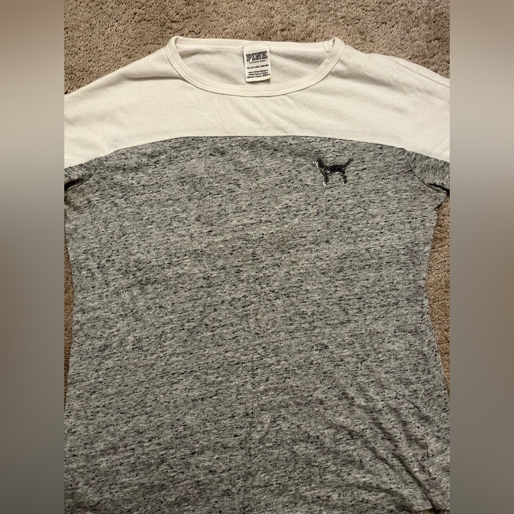 "Pink" Grey Shirt